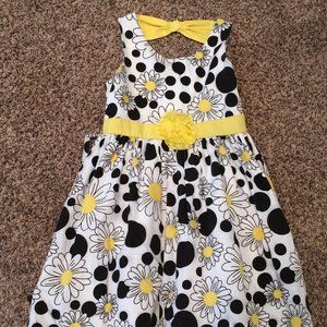 *** Sunflower/Polka Dot Dress